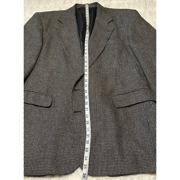 Men's Haggar Clothing Co. Suit Jacket Check Pattern Polyester Size XL/XXL (READ) - Picture 14 of 16